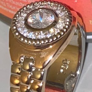 Designer watch ring